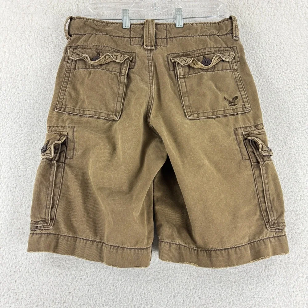 American Eagle Outfitters‎ Cargo Shorts Mens Size 33 Baggy Heavyweight Casual